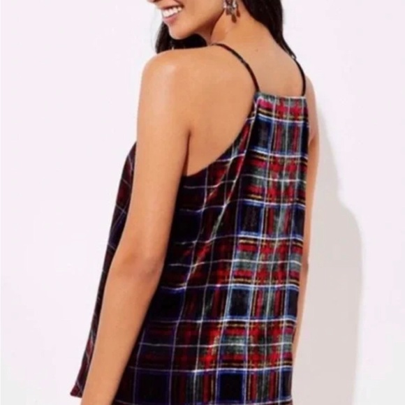 Brand New Loft Festive Velvet Tank Cami - Picture 3 of 8